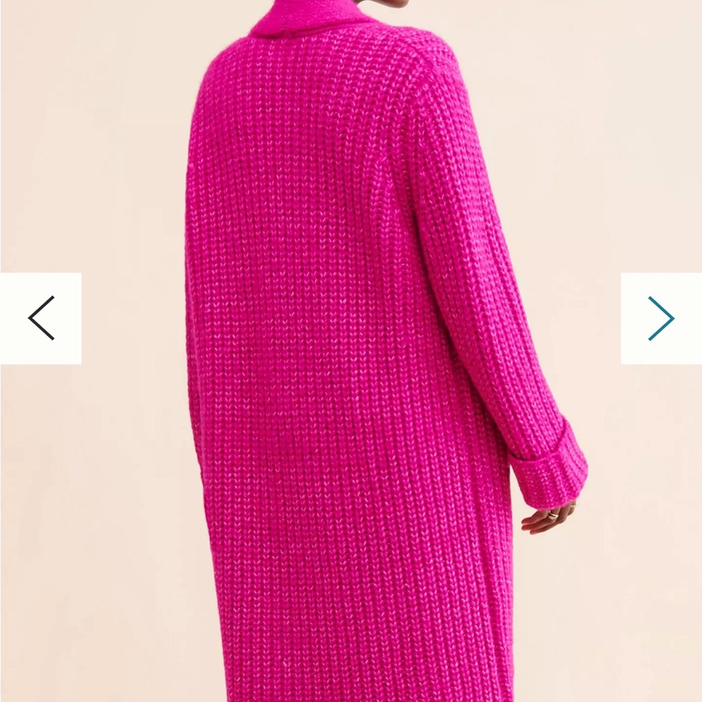 Women's Pink Cardigan Sweater